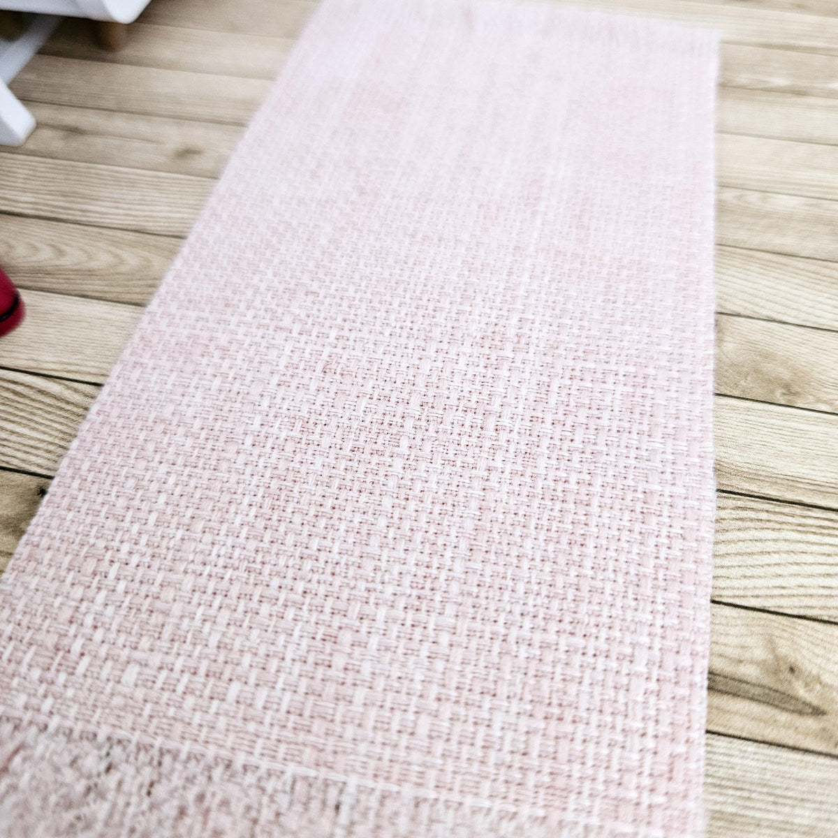 Pink Runner Rug – alternate view 2 | 1:12 scale dolls house miniature