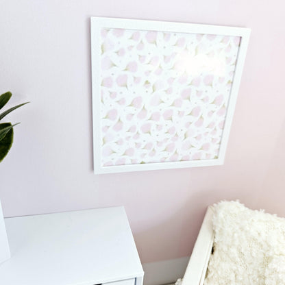Pink Shapes Wall Art – alternate view 3 | 1:12 scale dolls house miniature