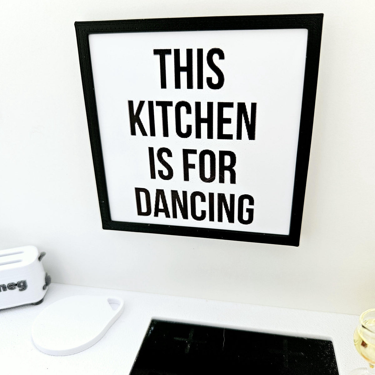 Kitchen Dancing Framed Art – alternate view 3 | 1:12 scale dolls house miniature