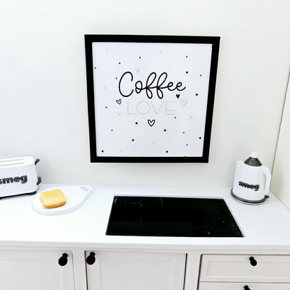 Coffee Love Framed Print – alternate view 5 | 1:12 scale dolls house miniature