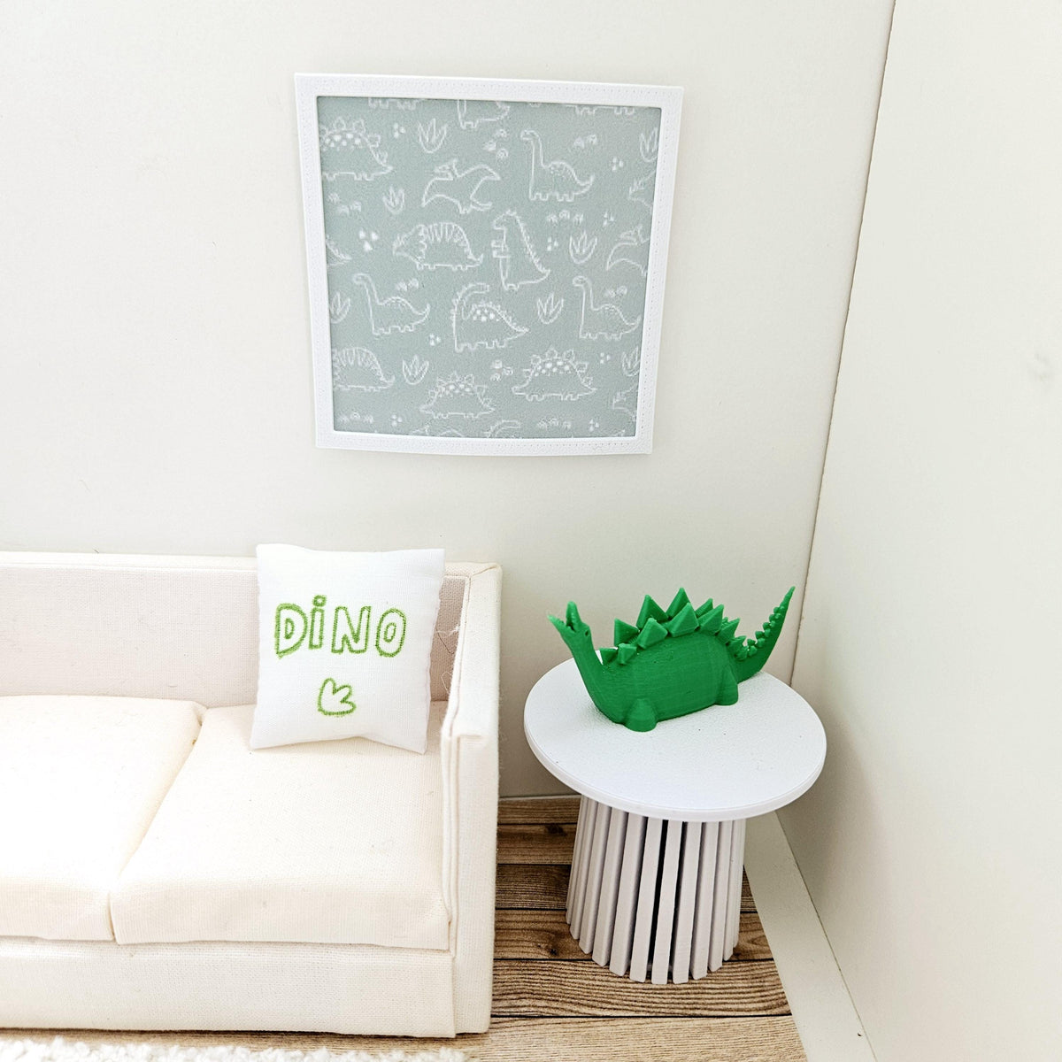 Dinosaur Print – alternate view 6 | 1:12 scale dolls house miniature