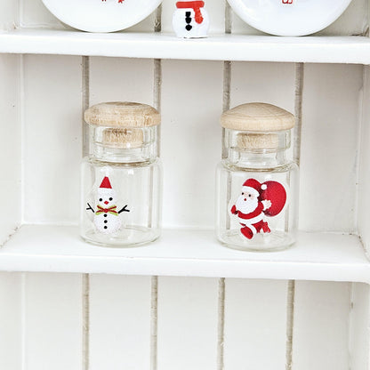 Christmas Jars: Vase, Set of 2 – alternate view 2 | 1:12 scale dolls house miniature
