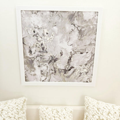 Large Abstract Art – Grey or Navy – alternate view 2 | 1:12 scale dolls house miniature