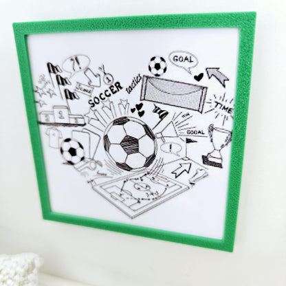 Football Wall Art – alternate view 6 | 1:12 scale dolls house miniature