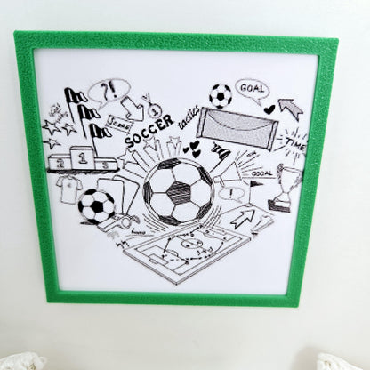 Football Wall Art – alternate view 5 | 1:12 scale dolls house miniature