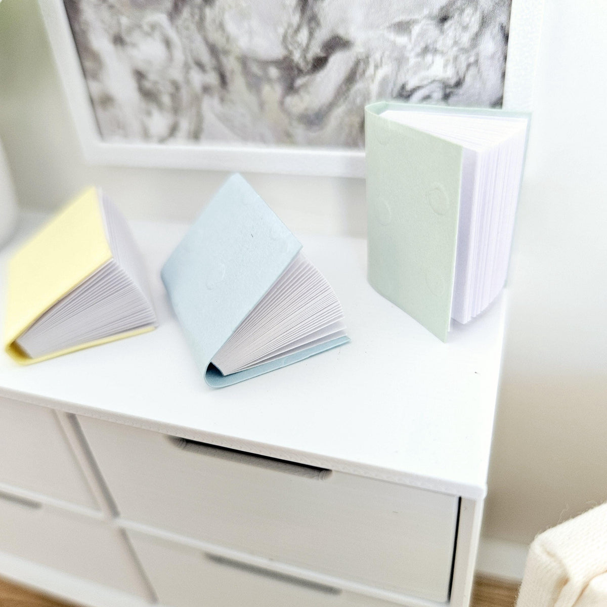 Notebooks & Writing Pads – Set of 3 – alternate view 7 | 1:12 scale dolls house miniature