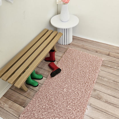 Bouclé Runner Rug – alternate view 7 | 1:12 scale dolls house miniature