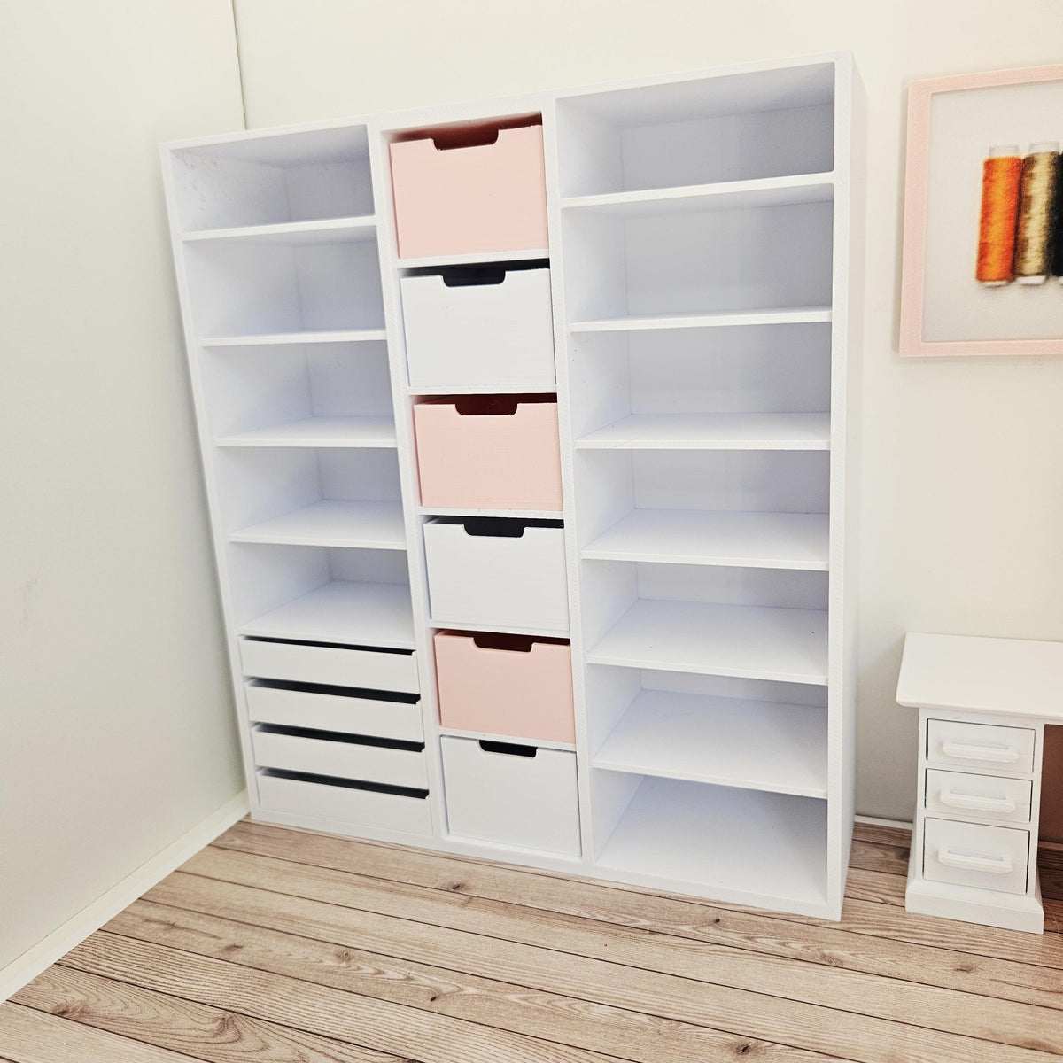 Craft Storage Unit – alternate view 9 | 1:12 scale dolls house miniature