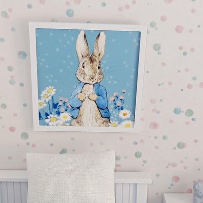 Peter Rabbit Print | 1:12 scale dolls house miniature