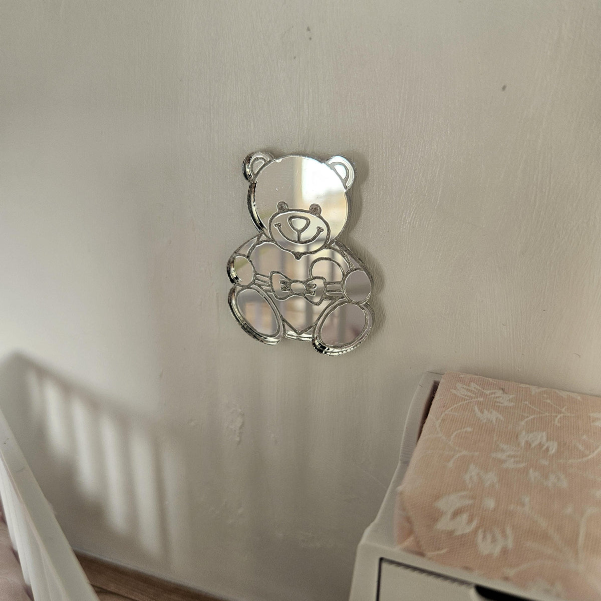 Little Bear Mirror – Nursery Decor | 1:12 Scale Miniature