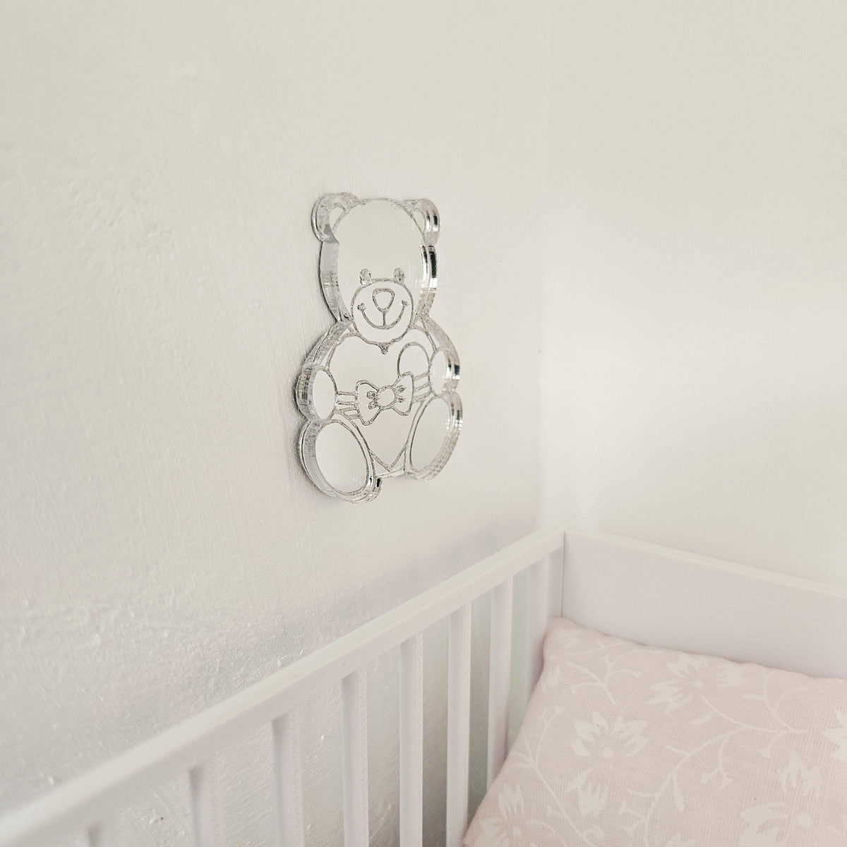 Little Bear Mirror – Nursery Decor | 1:12 Scale Miniature