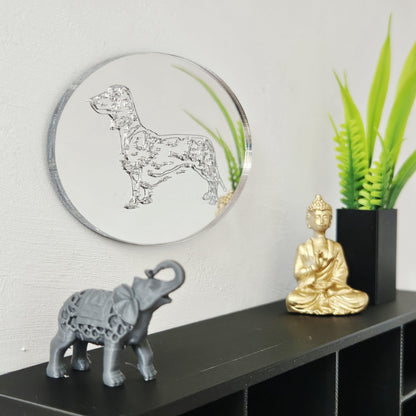 Dachshund Mirror | 1:12 scale dolls house miniature