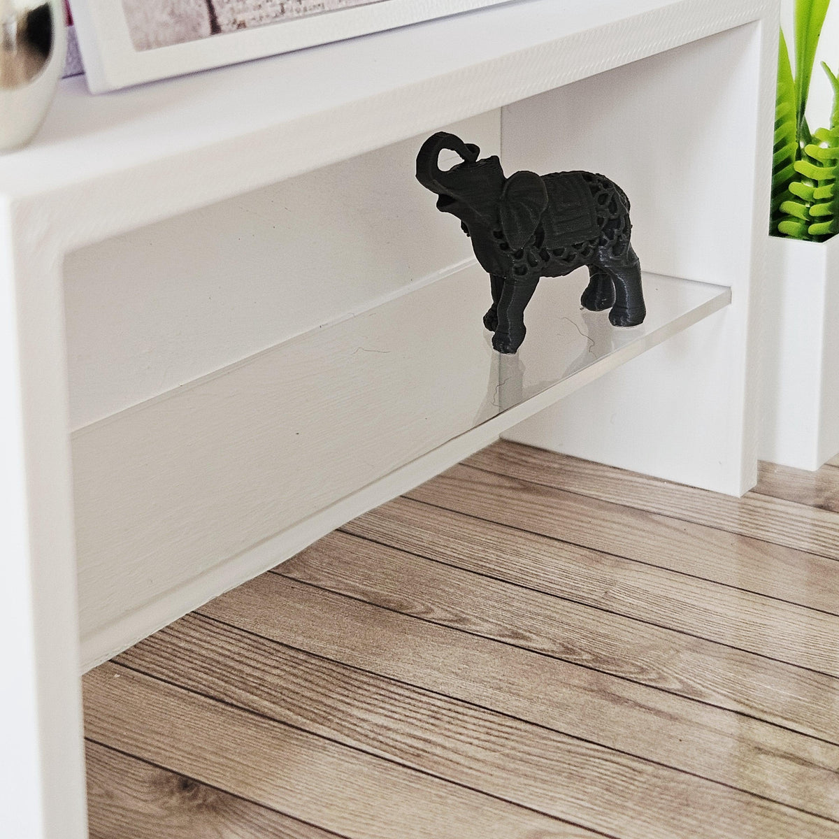 Console Table with Acrylic Shelf – alternate view 5 | 1:12 scale dolls house miniature