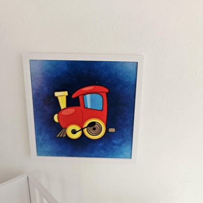 Framed Train Picture – alternate view 3 | 1:12 scale dolls house miniature