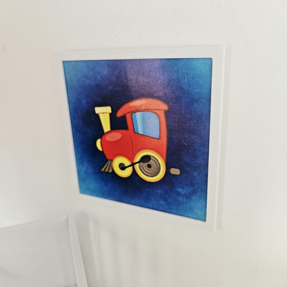 Framed Train Picture – alternate view 5 | 1:12 scale dolls house miniature