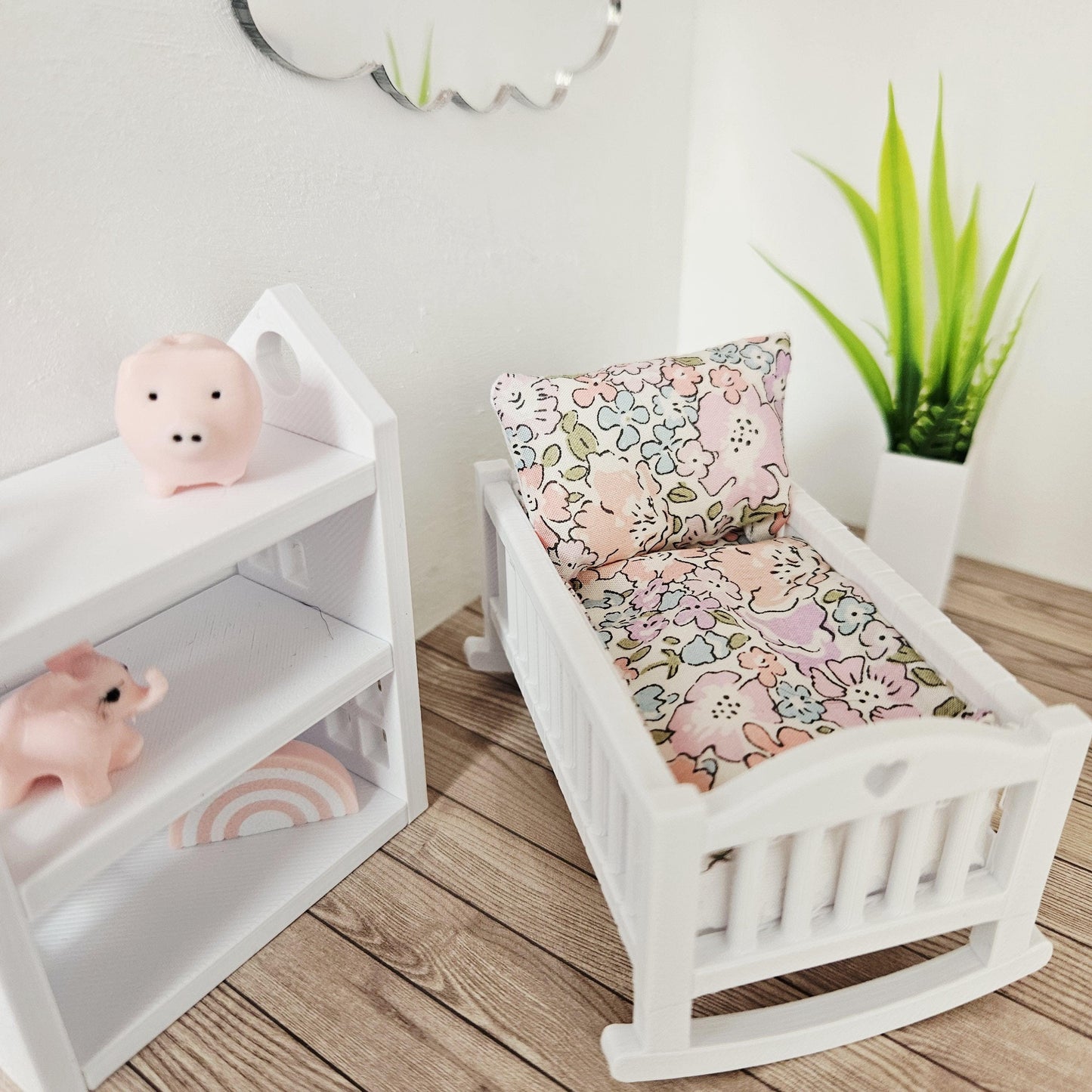 Dolls House Crib Bedding – Liberty Michelle Design