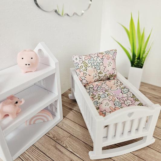 Dolls House Crib Bedding – Liberty Michelle Design