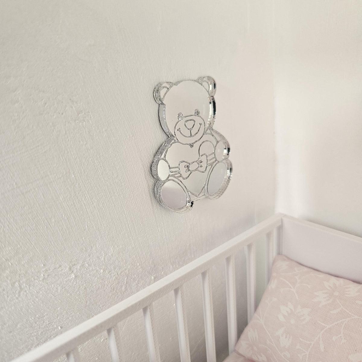 Little Bear Mirror – Nursery Decor | 1:12 Scale Miniature
