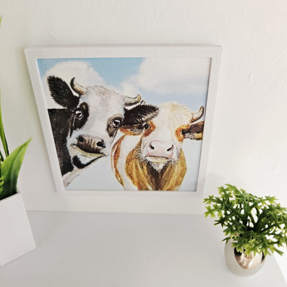 Cheeky Cows Picture – alternate view 5 | 1:12 scale dolls house miniature