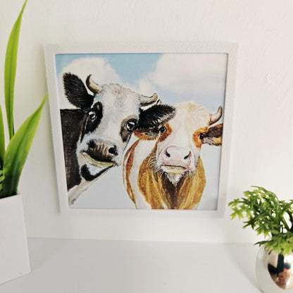 Cheeky Cows Picture – alternate view 6 | 1:12 scale dolls house miniature