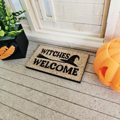 Halloween Cork Doormat – alternate view 4 | 1:12 scale dolls house miniature