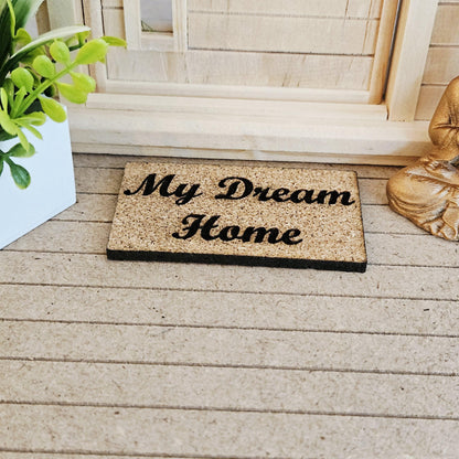 Cork Doormat 9 Designs To Choose From – alternate view 5 | 1:12 scale dolls house miniature