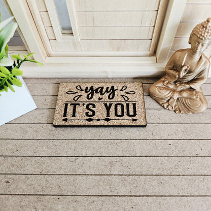 Cork Doormat 9 Designs To Choose From – alternate view 15 | 1:12 scale dolls house miniature