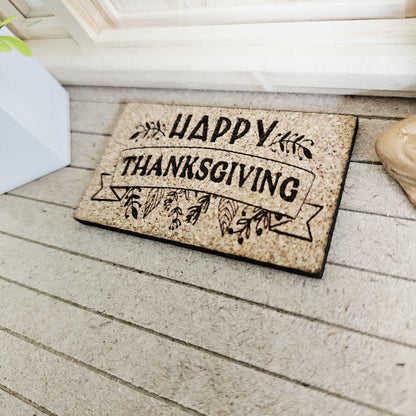 Cork Doormat 9 Designs To Choose From – alternate view 14 | 1:12 scale dolls house miniature