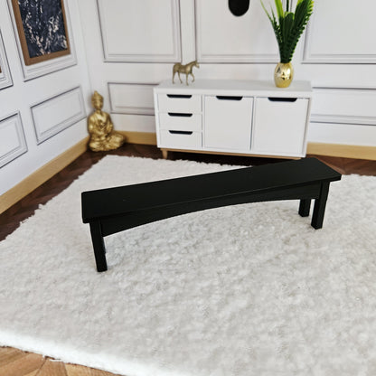 Modern 145 mm Slatted Bench – alternate view 13 | 1:12 scale dolls house miniature
