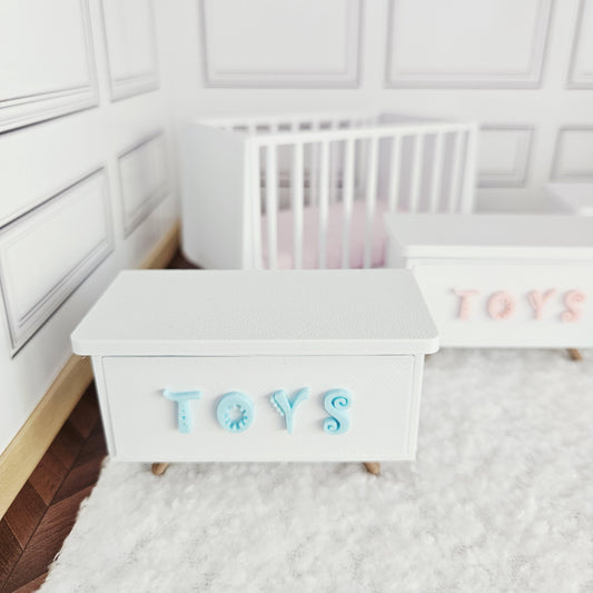 Toy Box – alternate view 2 | 1:12 scale dolls house miniature