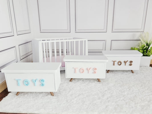 Toy Box | 1:12 scale dolls house miniature