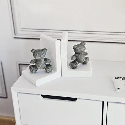 Teddy Bear Bookends – alternate view 7 | 1:12 scale dolls house miniature