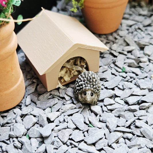 Dolls House Hedgehog House Kit, Miniature Pet, 12th Scale