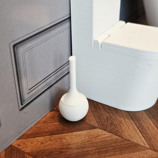 Dolls House Modern Round Toilet Brush, 12th Scale, Choice of Colours