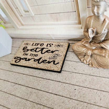 Cork Doormat 9 Designs To Choose From – alternate view 12 | 1:12 scale dolls house miniature
