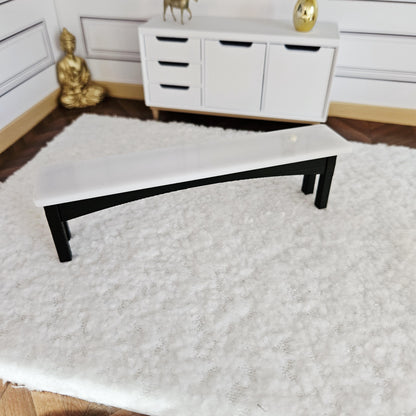 Modern 145 mm Slatted Bench – alternate view 10 | 1:12 scale dolls house miniature