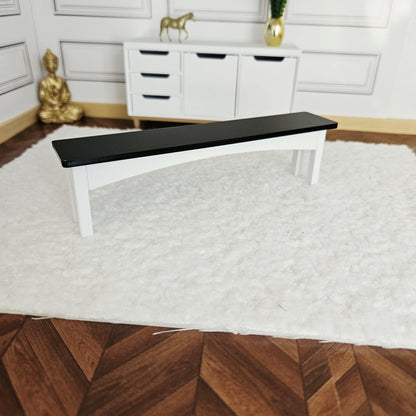 Modern 145 mm Slatted Bench – alternate view 9 | 1:12 scale dolls house miniature