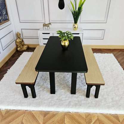 Dining Table & Bench Set – alternate view 8 | 1:12 scale dolls house miniature