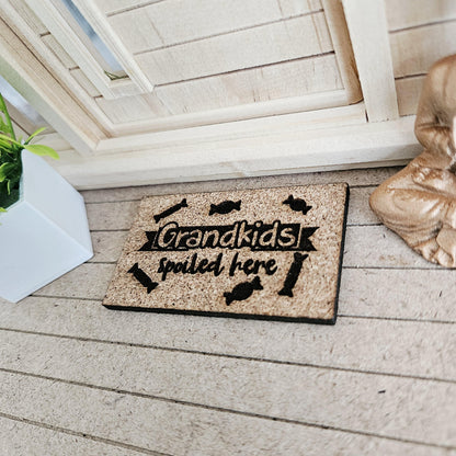 Cork Doormat 9 Designs To Choose From – alternate view 2 | 1:12 scale dolls house miniature