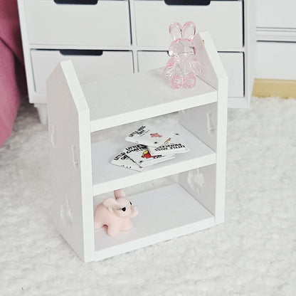 Rabbit Bookcase – alternate view 9 | 1:12 scale dolls house miniature
