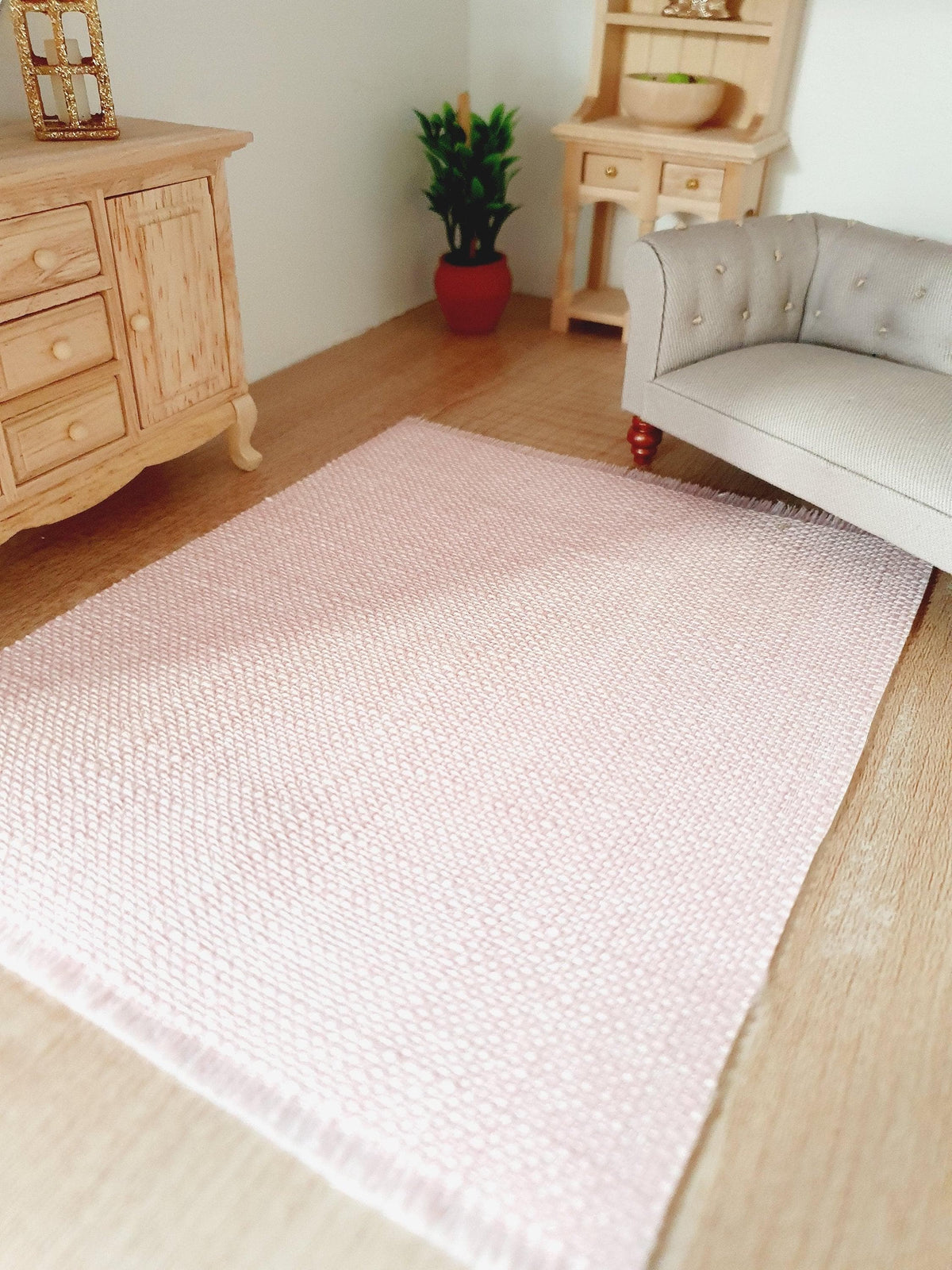 Plain Rug – Colour Choice | 1:12 scale dolls house miniature