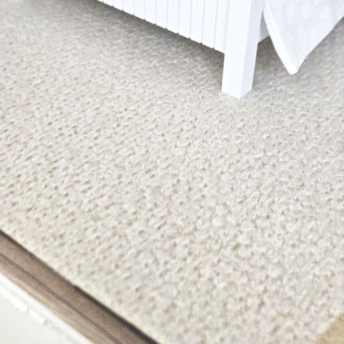 Dolls House Large Light Beige Rug | Miniature Carpet | Neutral Floor Decor | 1:12 Scale