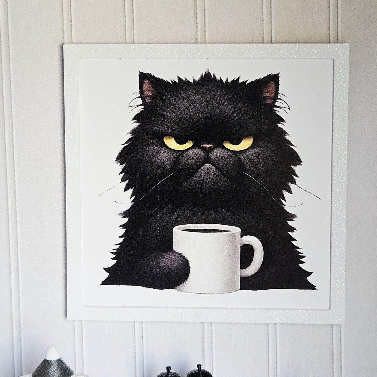 Dolls House Cat Print | Miniature Framed Wall Art