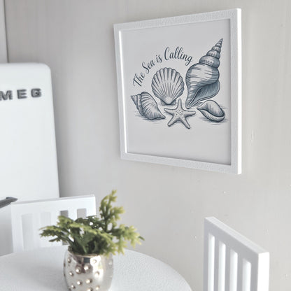 The Sea Is Calling Wall Art – alternate view 2 | 1:12 scale dolls house miniature