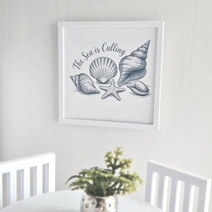 The Sea Is Calling Wall Art | 1:12 scale dolls house miniature
