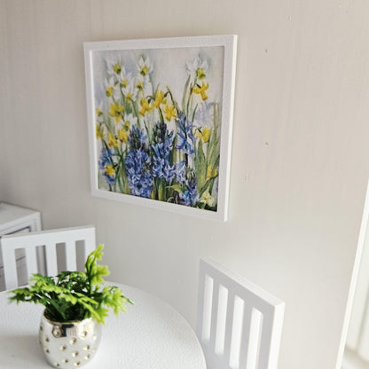Daffodils Picture – alternate view 3 | 1:12 scale dolls house miniature