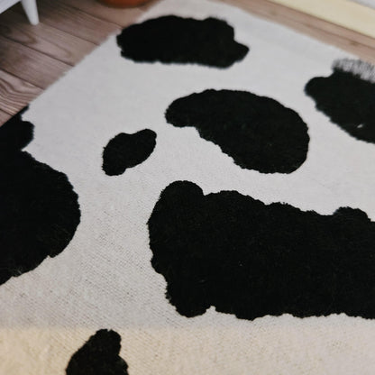 Rectangular Cowhide Rug – alternate view 3 | 1:12 scale dolls house miniature