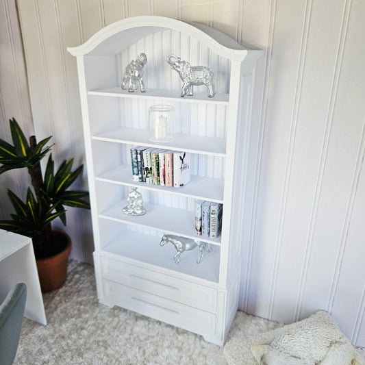 Dolls House Modern Bookcase, 12th Scale, Miniature