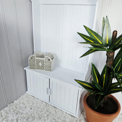 Hallway Storage Unit with Baskets – alternate view 14 | 1:12 scale dolls house miniature
