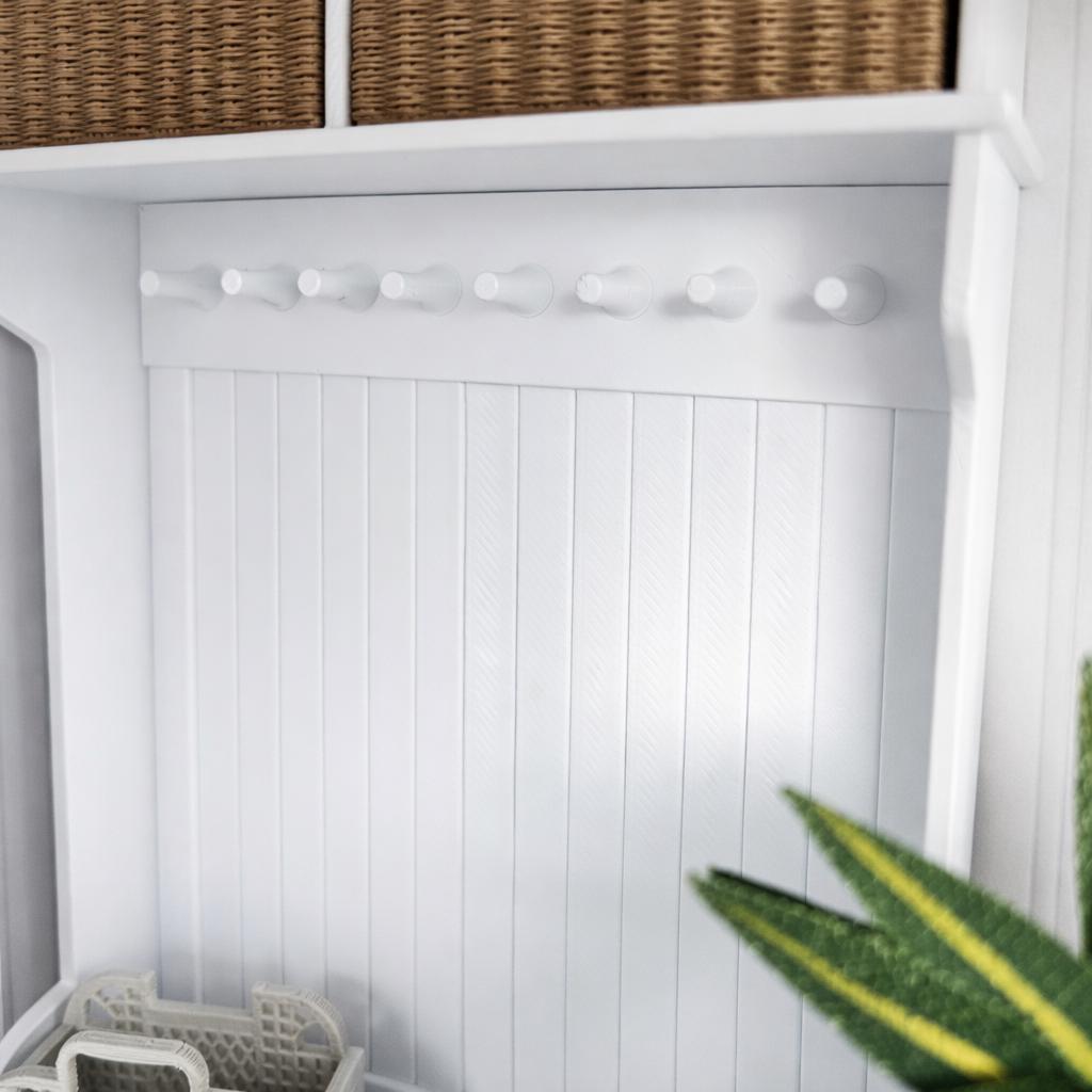 Hallway Storage Unit with Baskets – alternate view 13 | 1:12 scale dolls house miniature